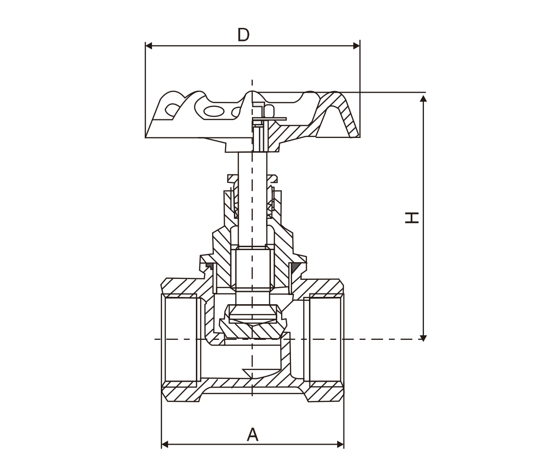 黃(huáng)銅絲扣截止閥(圖(tú)1)