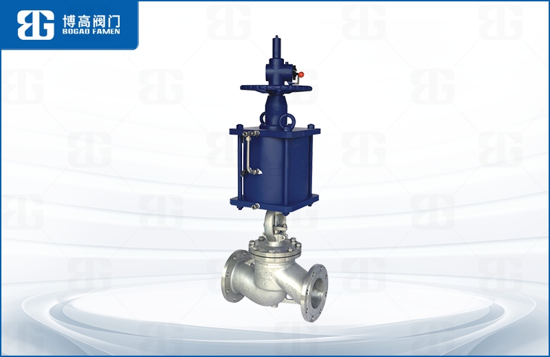 氣動法蘭(lan)截止閥
